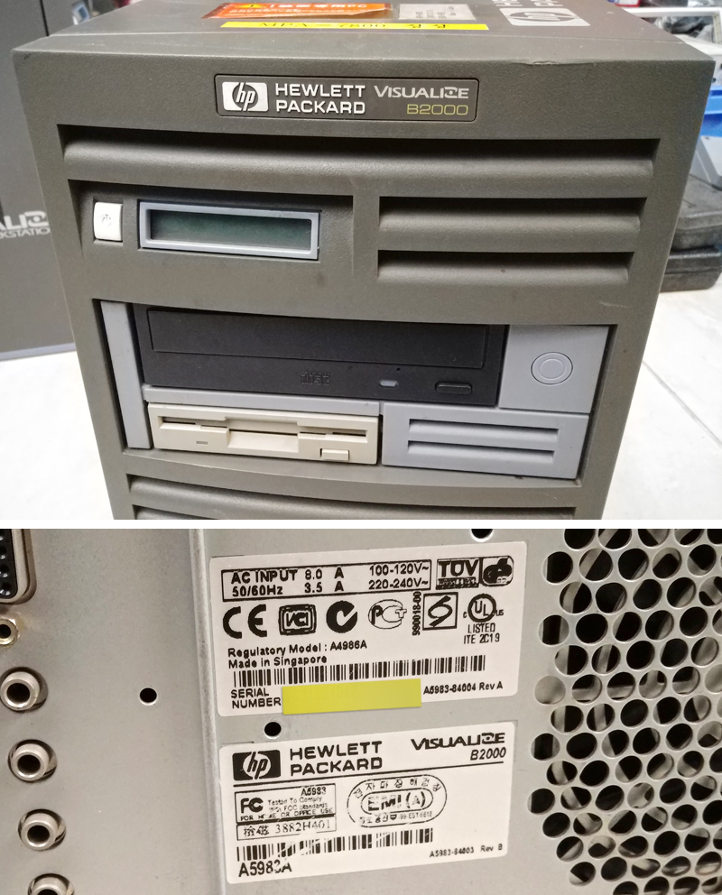 모닝힐][중고] HP Visualize B2000 Workstation A5983A]